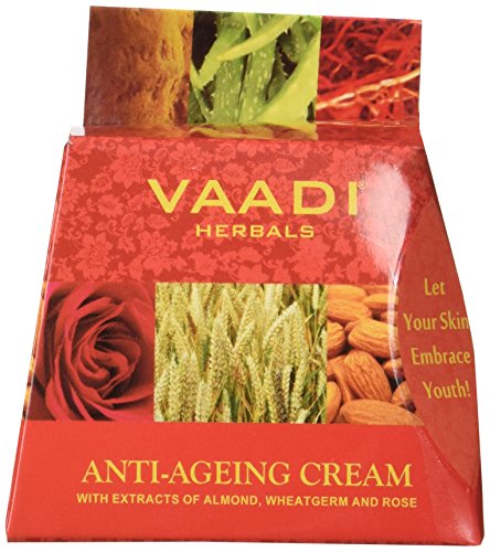 Anti Aging Cream - Anti Aging Cream for face - Delays Skin Premature Aging - All Natural - Anti Aging Cream for men and women - Pack of 1 X 30 Grams - Vaadi Herbals