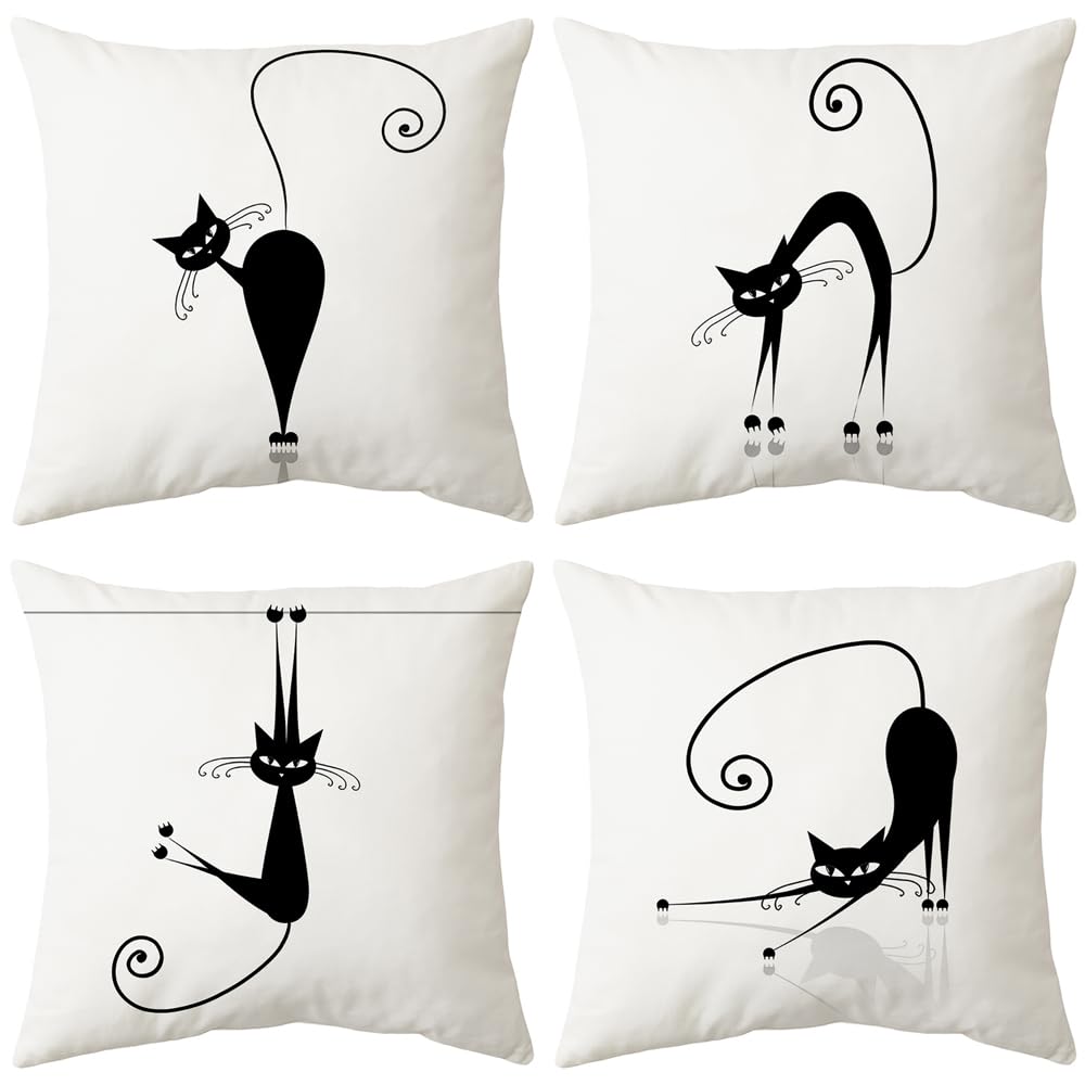 ARNTY Kissenbezüge 45x45 4er Set, Kissenhüllen Samt Zierkissenbezüge Sofakissen Dekokissen Couchkissen mit Verstecktem Reißverschluss für Schlafzimmer Büro Garten Sofa