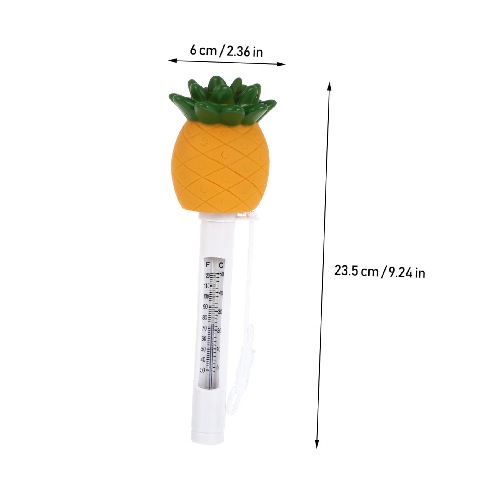 DECHOUS Termometro Piscina Thermoter Camera Thermoter Piccola Terme Termame. Di Temperatura Accurato Pond Meter Con Stringa Bambino Corda Plastica