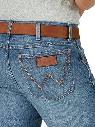 Image of Wrangler Men's Retro Slim Fit Straight Leg Jean