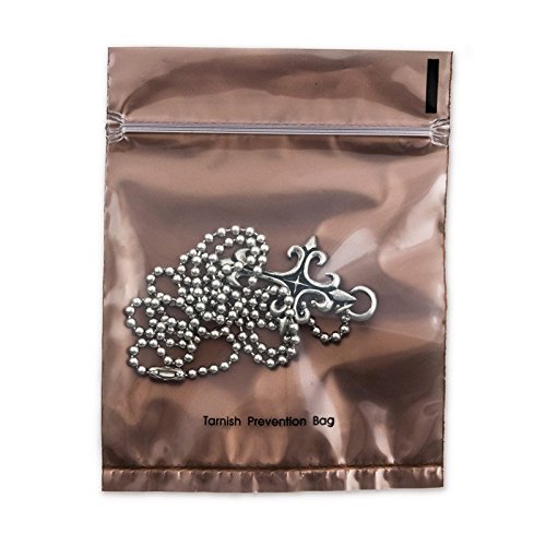 Anti Tarnish Prevention Bags Perfect for Jewelry Storage Size: 4" x 4" (Package of 10)3