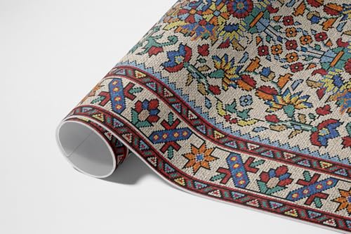 Tapis vinyle extérieur imperméable et résistant aux UV motif turc 100x150
