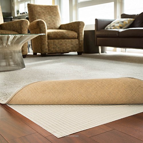 Linenspa Non-Slip Area Rug Pad - 9 X 12 Feet - Excellent Grip - Indoor - Rubberized #TOP4
