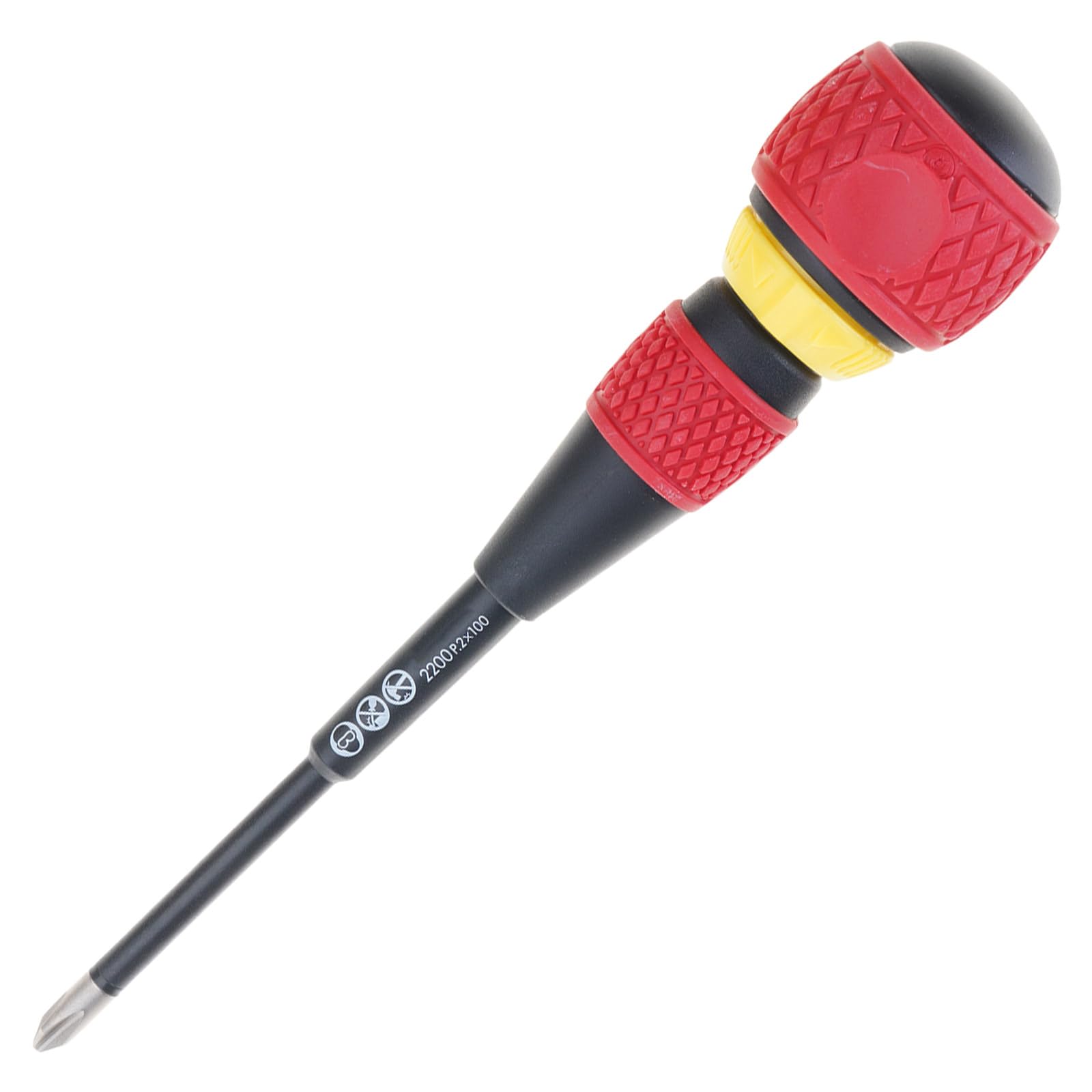 Juego de 5 destornilladores ergonómicos resistentes de trinquete para un fácil manejo, uso multifuncional en montaje de muebles, destornillador ergonómico de mango