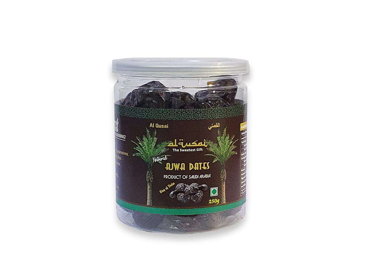 Al Qusai Ajwa Dates, Saudi Arabia (Ajwa 250g Petcan) (B09HXTJY71) Amazon Price History, Amazon Price Tracker