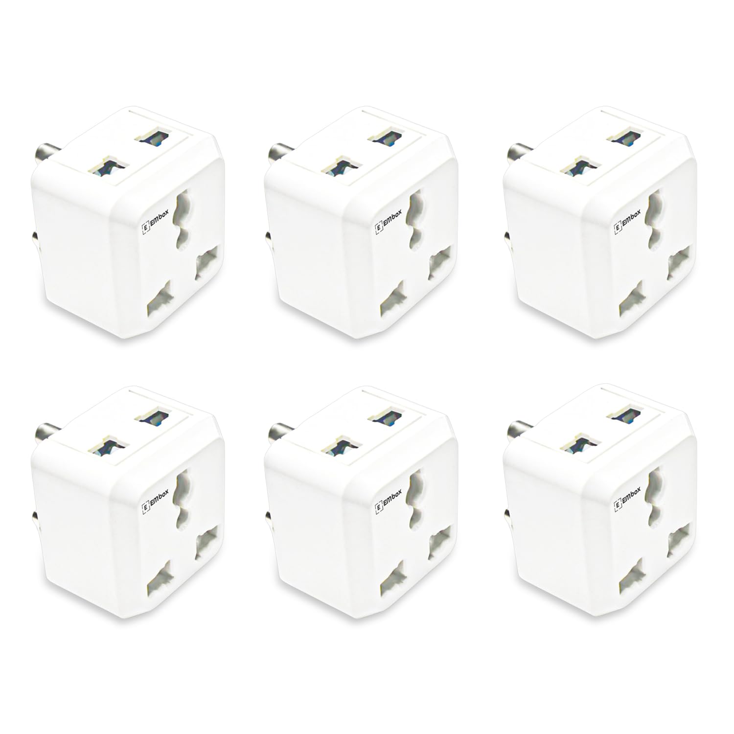 Embox 6A to 16A Converter Plug for Geysers AC Refrigerator Microwave Heavy Home Appliances-16 amp Socket with 3 Pin Outlets Suitable for All International Plugs (Pack of 1) — Amazon image 11