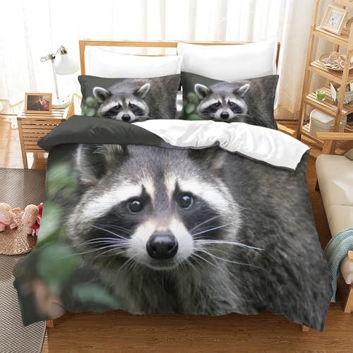 Housse de couette patchwork 200x200cm lit double imprimé 3D hypoallergénique - 3