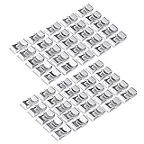 CZC AUTO 50PCS Trailer Frame Wire Clips - Frame Mount Light Wiring Clips for Boat Trailer