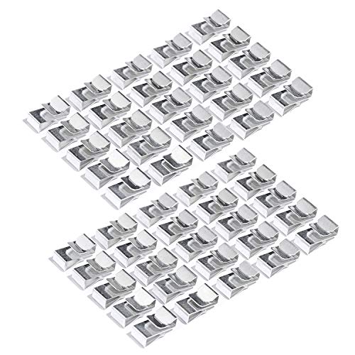 CZC AUTO 50PCS Trailer Frame Wire Clips - Frame Mount Light Wiring Clips for Boat Trailer
