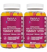 Organic Kids Multivitamin Gummies: Daily Gummy Multivitamins for Kids. Essential Immune Support V...