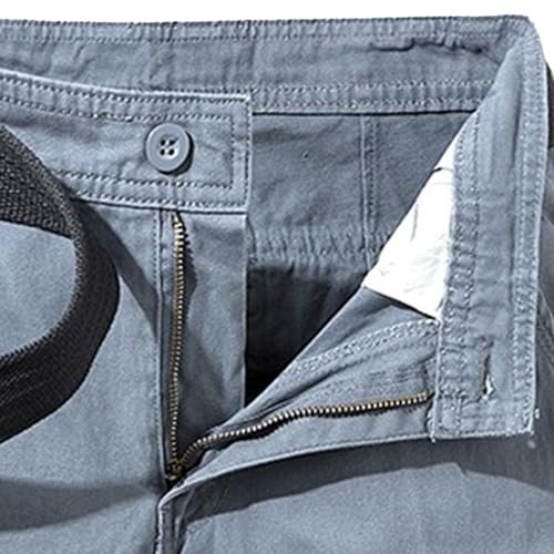 Short cargo pour homme gris 7 taille 30 style camouflage militaire ample - 4