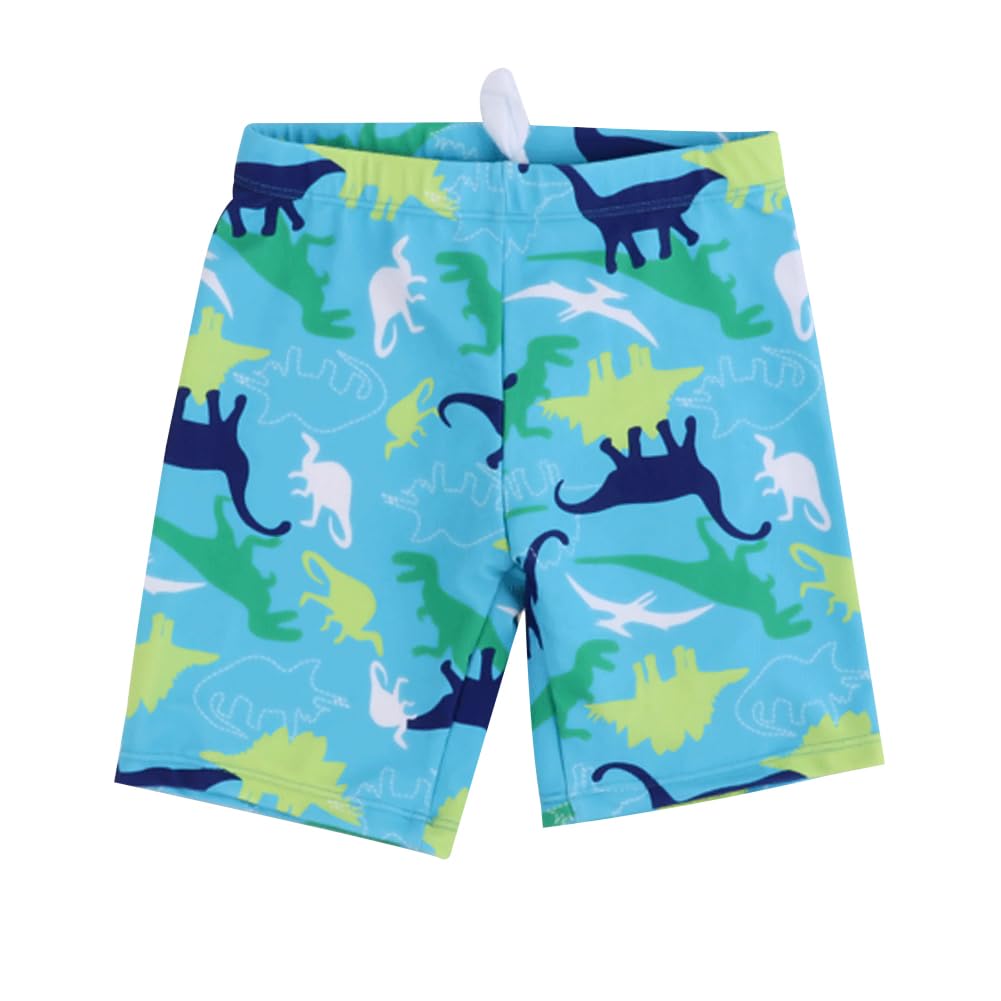 AIWUHE Badehose Jungen Schwimmshirt Kinder UV Schutz Badeset mit Badekappe Cartoon Langarm