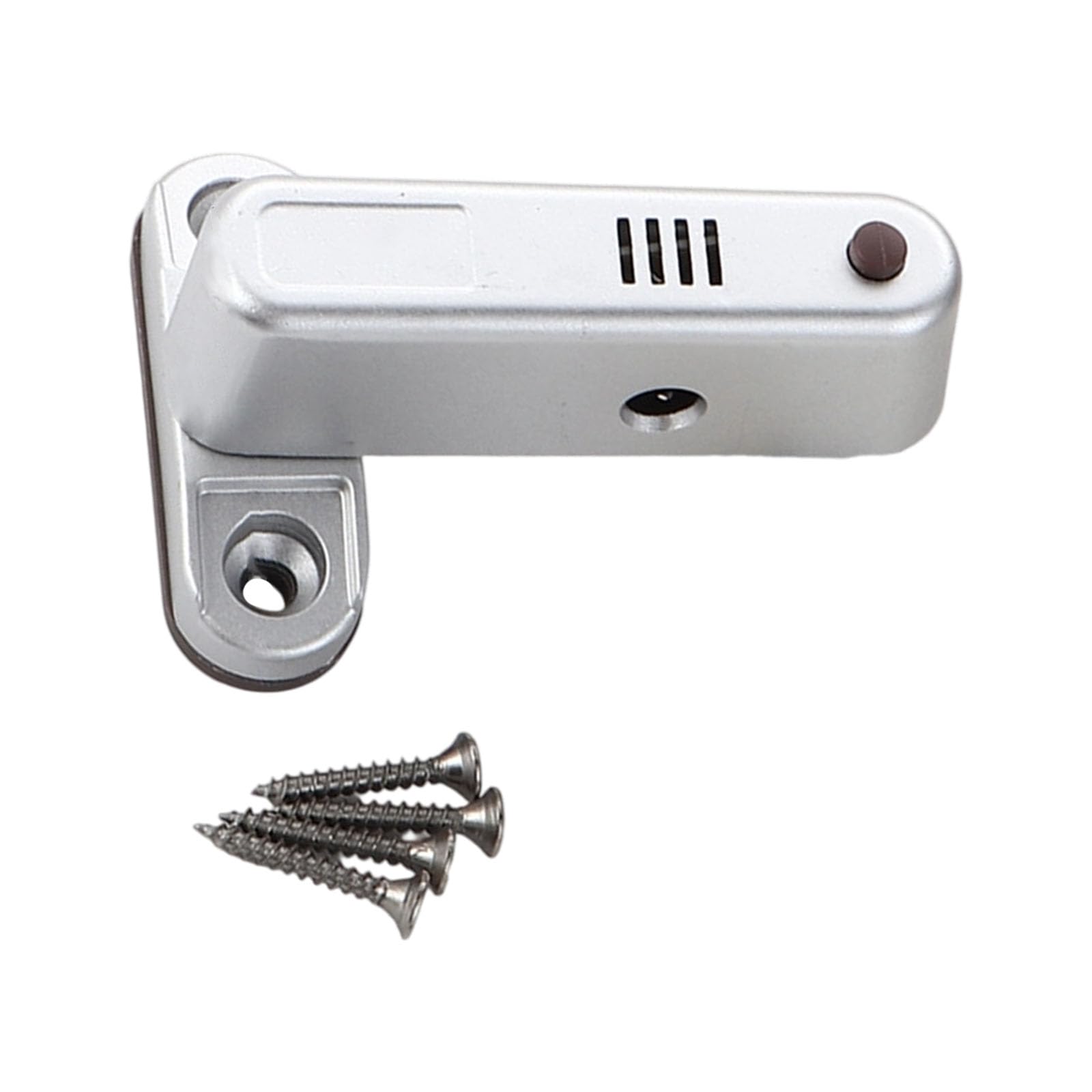Kalttoy Silver Door Security Rod With Smart Alarm, Stainless Steel Latches For Enhanced Residential/Commercial Modern Door With Alarm