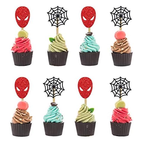 Seyal® Spidrman Birthday Cupcake Topper Cover