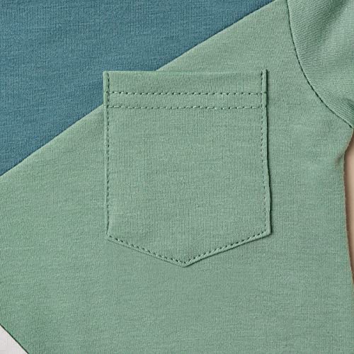 Baby Boy Clothes Toddler Boy Summer Outfits Short Sleeve Patchwork T-Shirt & Shorts Boy Clothes Set 12 Months-4T 6