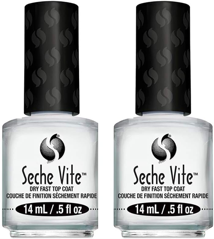 Vite Dry Fast Top Coat Boxed 0.5oz (2 Pack) by Seche
