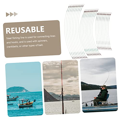 BESPORTBLE 120 piezas cables de pesca acero miniatura 4