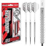 RED DRAGON - Javelin 22g Steel Tip Darts | Original Series - 85% Tungsten Darts Set | Includes Dart Flights & Stems | Professional Dart Set