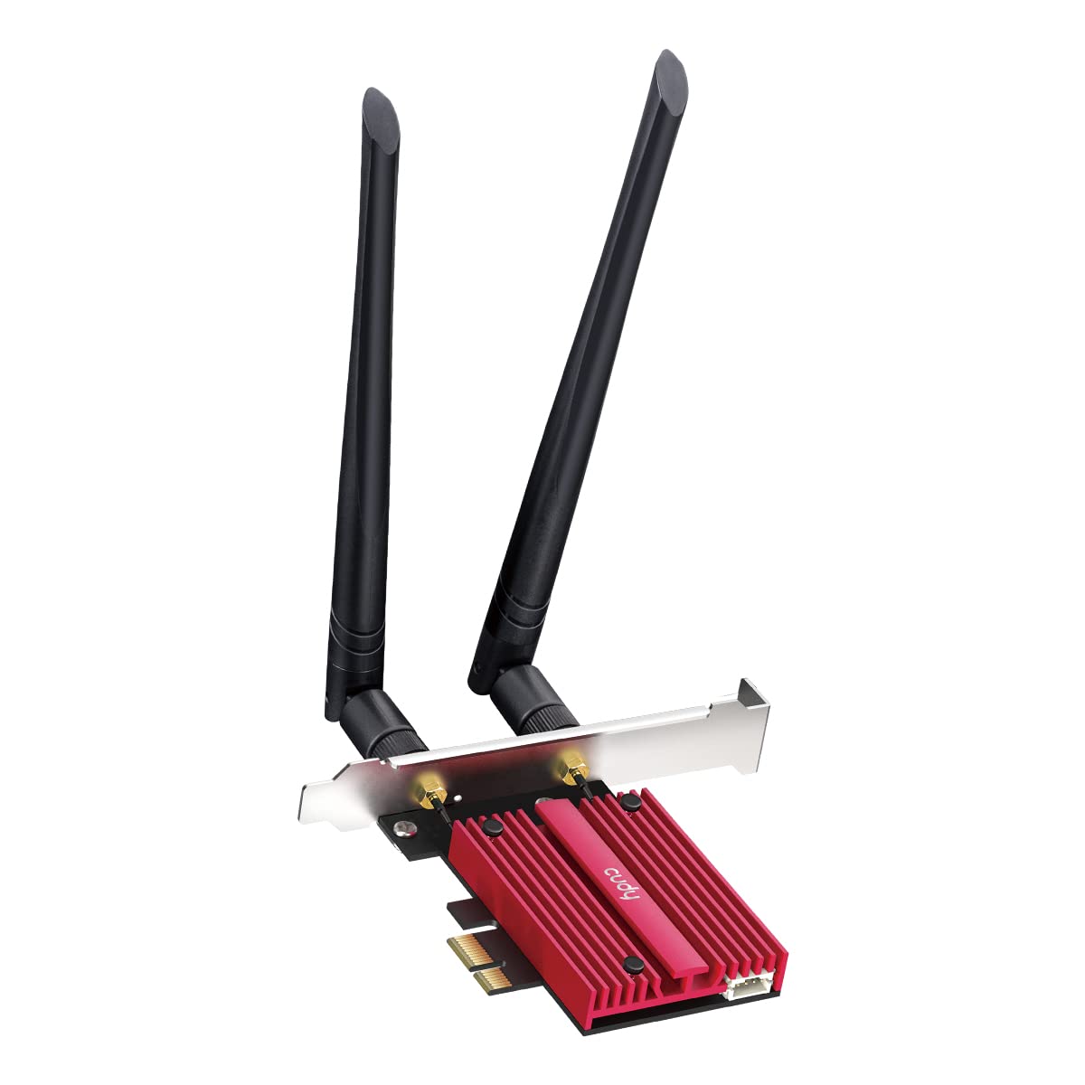 Cudy AX5400 WiFi 6E PCIE Schede Per PC, Bluetooth 5.2, Modulo AX210 all'interno, Bluetooth 5.2/5/4.0, 802.11ax/ac/n/g/b/a, Windows 11/10 64 bit, WE3000S V2