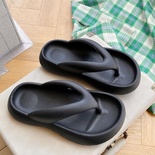 Pillow Slippers for Women Men Slide Sandals Flip Flops Cloud Slides Cushioned Thick Sole4
