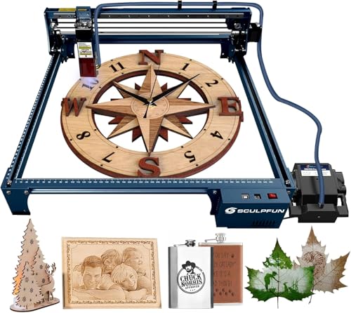 SCULPFUN S30 Pro Máquina de Gravação a Laser Potência de Saída do Laser 10W com Assistência Automáti