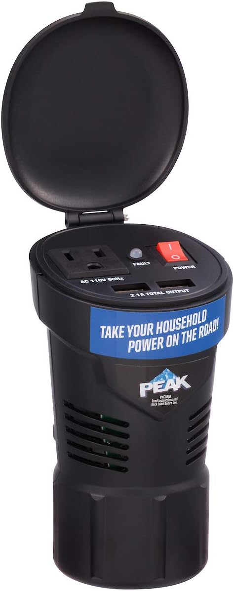 PEAK PKC0BM 150 Watt Cup/Can Power Inverter