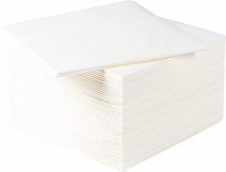 UKEENOR Disposable Cocktail Napkins Beverage Bar Napkins Linen-Like Bulk Square Napkins for Party or Wedding 4inch x 4inch Folded 100 Count White