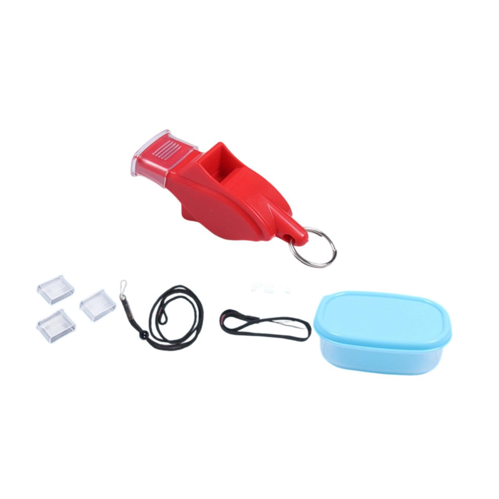 CALANDIS™ Sports Whistle Lightweight Portable with Lanyard for Referees Soccer Outdoor Red | Safety Whistles | Emergency Gear | & Hiking | Outdoor Sports-image-32