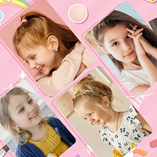 Image of Kids Clip On Earrings for Girls 20 /30 /40 Pairs Hypoallergenic Clip on Earrings for Kids Cute Animal Earrings for Little Girls Jewelry Set Party Favor Gift