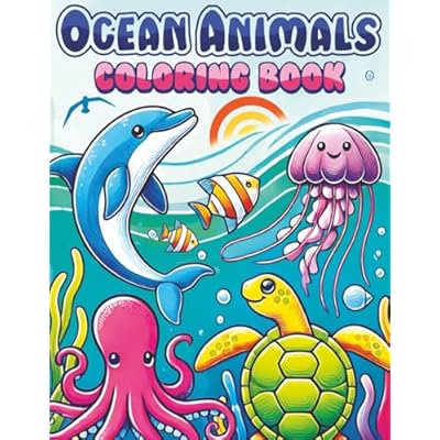 Ocean Animals Coloring Book