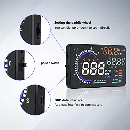 5.5'' HUD Head Display Multi-Color