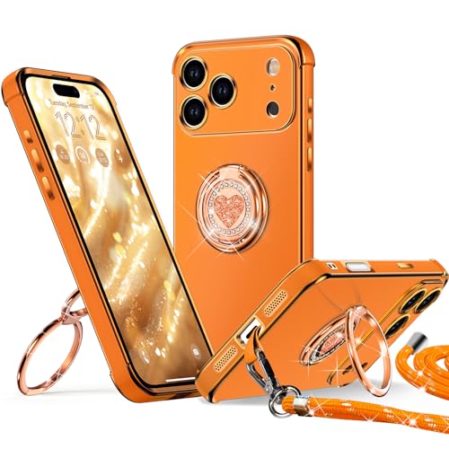 XYZ for iPhone 18 Pro Max Case with Stand, Phone Case with 2-Ring Kickstand