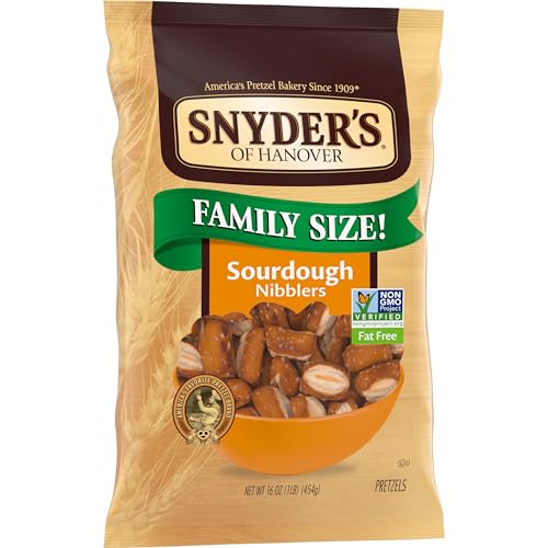 Snyder's of Hanover Sourdough Nibblers Pretzels, 16 Oz - image 5