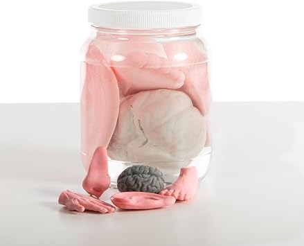 Steve Spangler Science Growing Body Parts Jar -1 Jar, 5 Parts