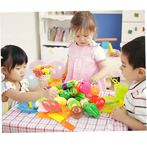 SunaOmni Spielzeugküche, Spielküchenzubehör, Kinderküchenset, Spielküche, Spielzeug, Gemüse, Früchte, Zum Spielen – Bild 5