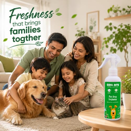 Image of odo-rite Pet Area Freshener- 200Ml | Pet Odour Remover | Pet Safe & Child Safe | Bio Technological Based | Skin Safe | Urine Smell Remover | Can Be Used On All Surface, Aerosol