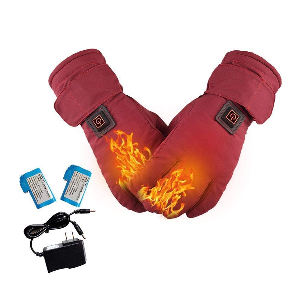 Gants chauffants électriques avec batterie lithium pour ski et hiver