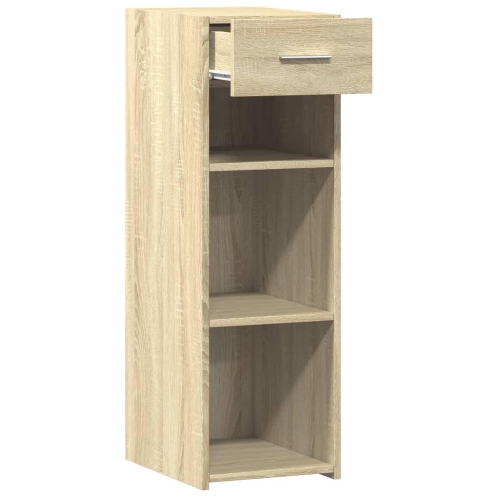Credenza in rovere Sonoma, 30 x 42,5 x 93 cm, comò con cassetto