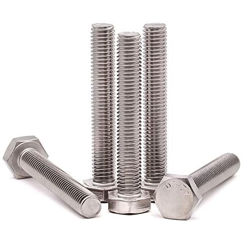Pernos hexagonales de acero inoxidable 18-8 RoyceMart de 5/16-45,7 x 5,08 cm Cover
