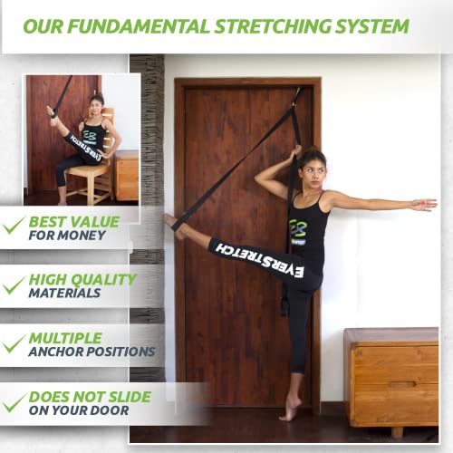Everstretch Leg Stretcher Lite: Get Flexible With Over The Door Flexibility Trainer | Stretching Equipment For Ballet, Dance, Martial Arts, Cheerleading & Gymnastics | Your Portable Split Machine #TOP1