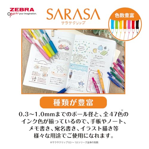 Bolígrafo Gel Zebra P-JJE15-FB5-AZ Set 5 Azul Negro 1.0mm miniatura 4