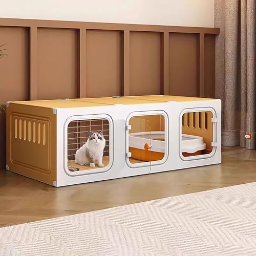 LP[WALP[WvCyAOL͂AP[WALLrlbgO\A2?3C̔LɍœKȑ傫ȉ^iWith Litter Box-70x45x105cmj