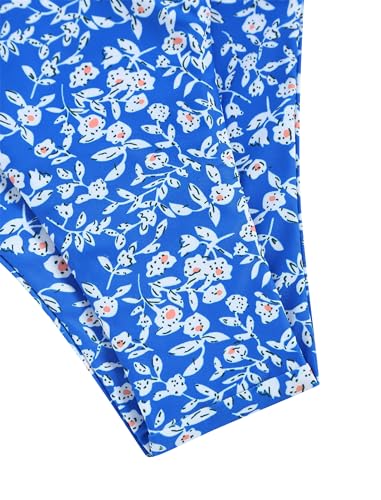 Image of ZAFUL Women's Bandeau Bikini O Ring Strapless Tie Back High Cut Two Piece Swimsuit Bathing Suits