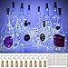 16 pièces LED Bouteille Lumières, Wanxida 2M 20 LEDs Bouteille Guirlande Lampes de Bouteille Mini Guirlandes Lumineuses Colorées pour Halloween DIY Noël Partie Mariage