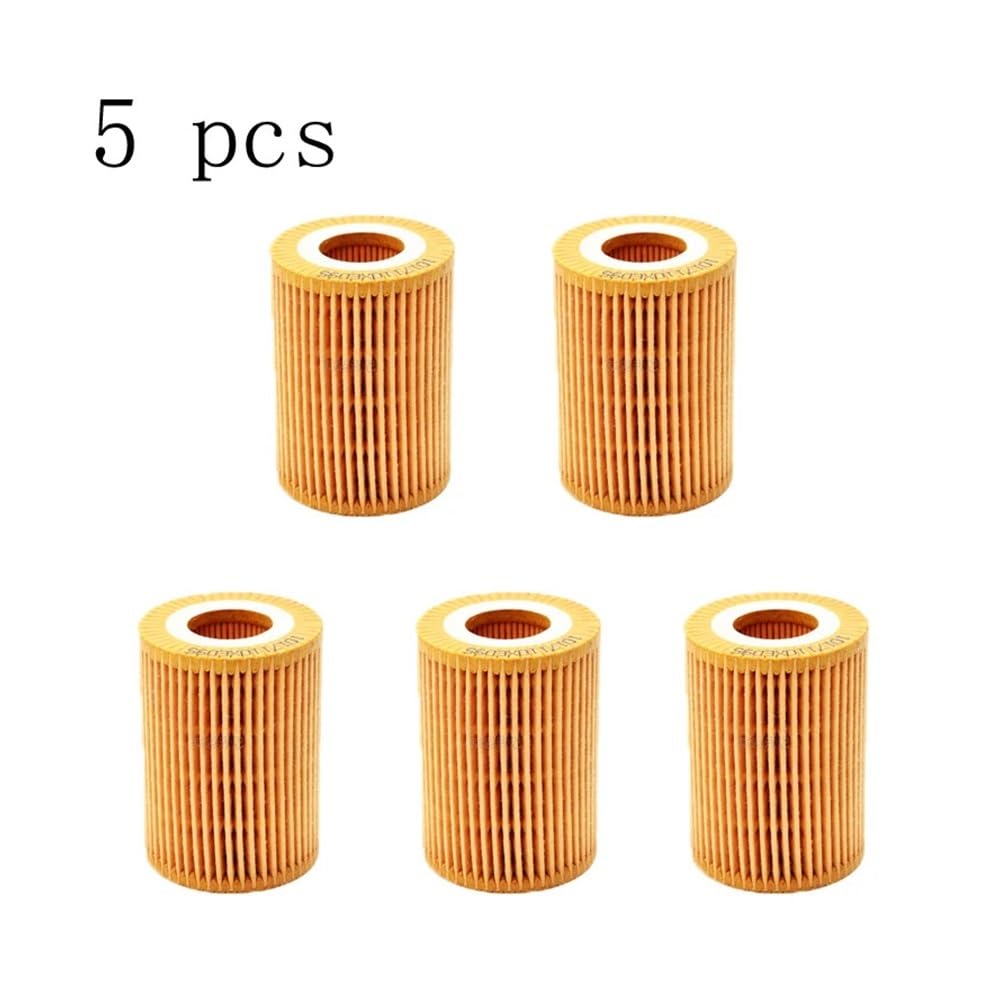 Paquete de 5 filtros de aceite compatibles con motor diésel 5 7 2.0 modelo 1017110XED95
