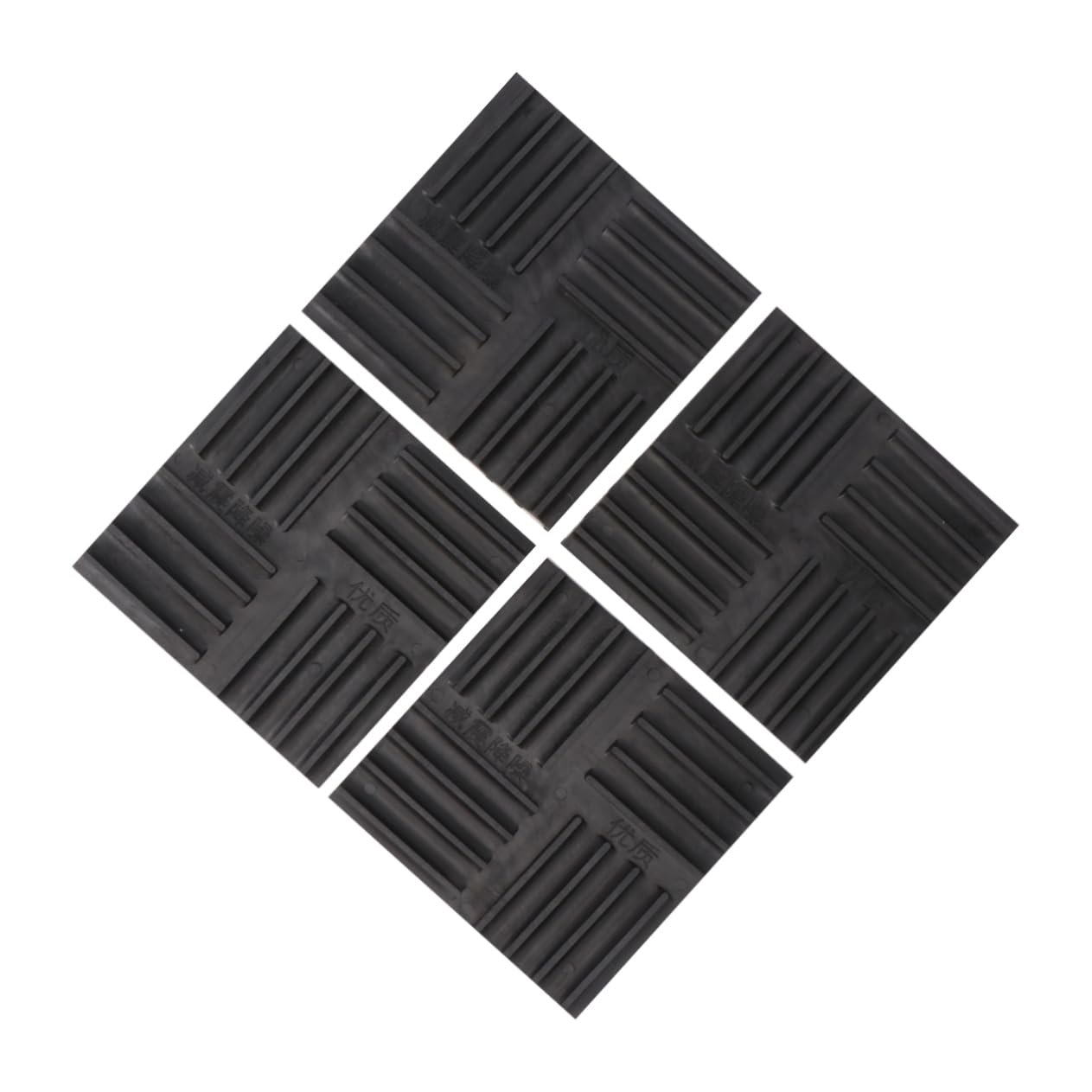 OUNONA 4 Pcs Anti Vibration Mat Vibration Pads Anti Vibration Dryer Pads Washing Machine Vibration Mat Anti Vibration Mounts Vibration Isolation Pads Anti Vibration Pad Black