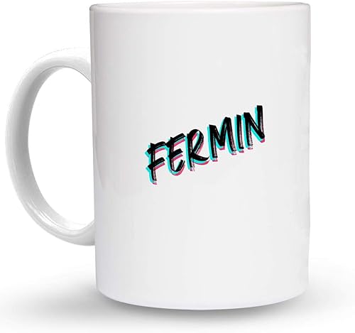 Makoroni - Fermin Name - 6 Oz. Ceramic ESPRESSO MUG Coffee Drink Cup, DesS33