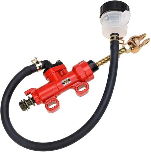 Vista 4 de HIAORS Depósito de cilindro maestro de freno trasero compatible con Coleman KT196 CK100 98cc 196cc 212cc 2.8HP 6.5HP Yerf Dog GX150 150cc Go Kart