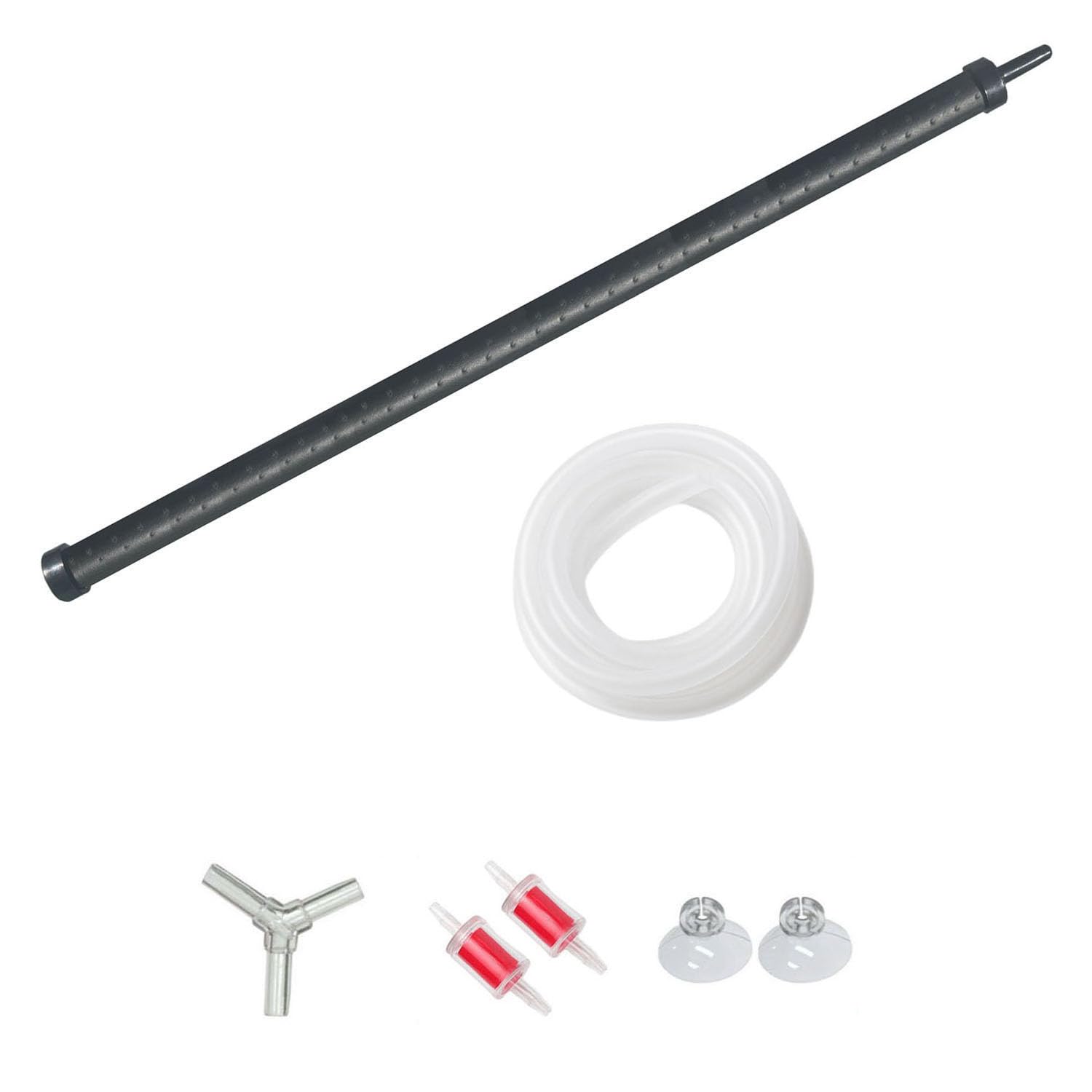 Diffuseur d'oxygène pour aquarium avec tube de pierres à bulles flexible