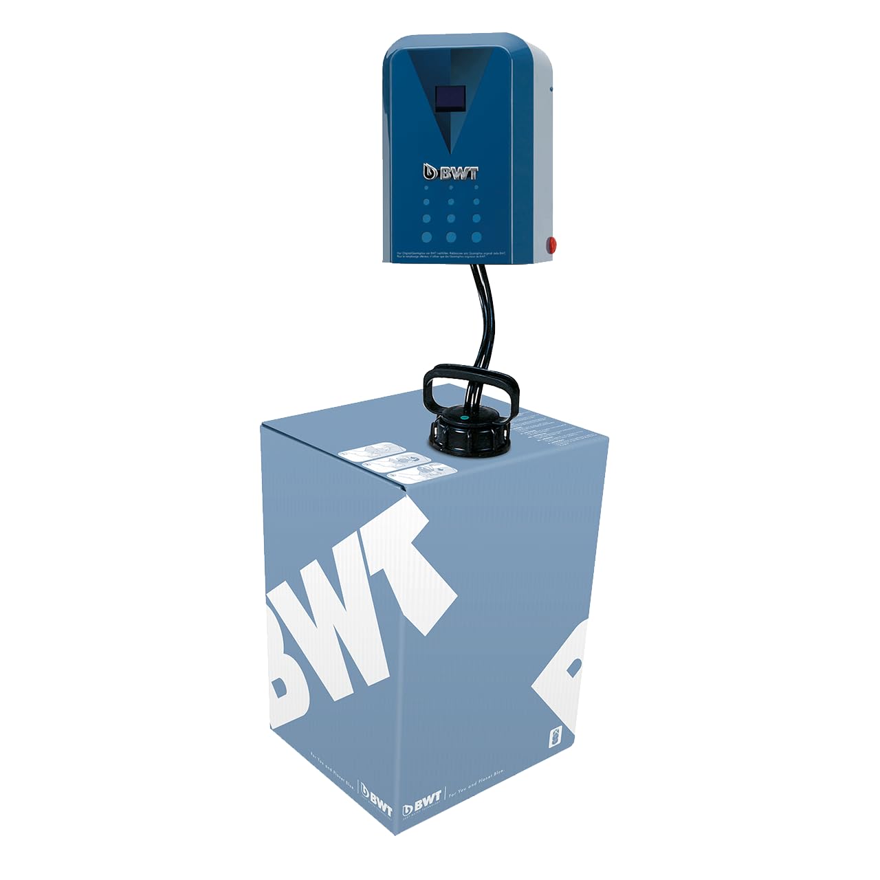 BWT F2/FE 20 l | Additif pour systèmes de filtration d’eau potable | Minéralisation pour distributeurs automatiques | Qualité professionnelle pour eau équilibrée et pure